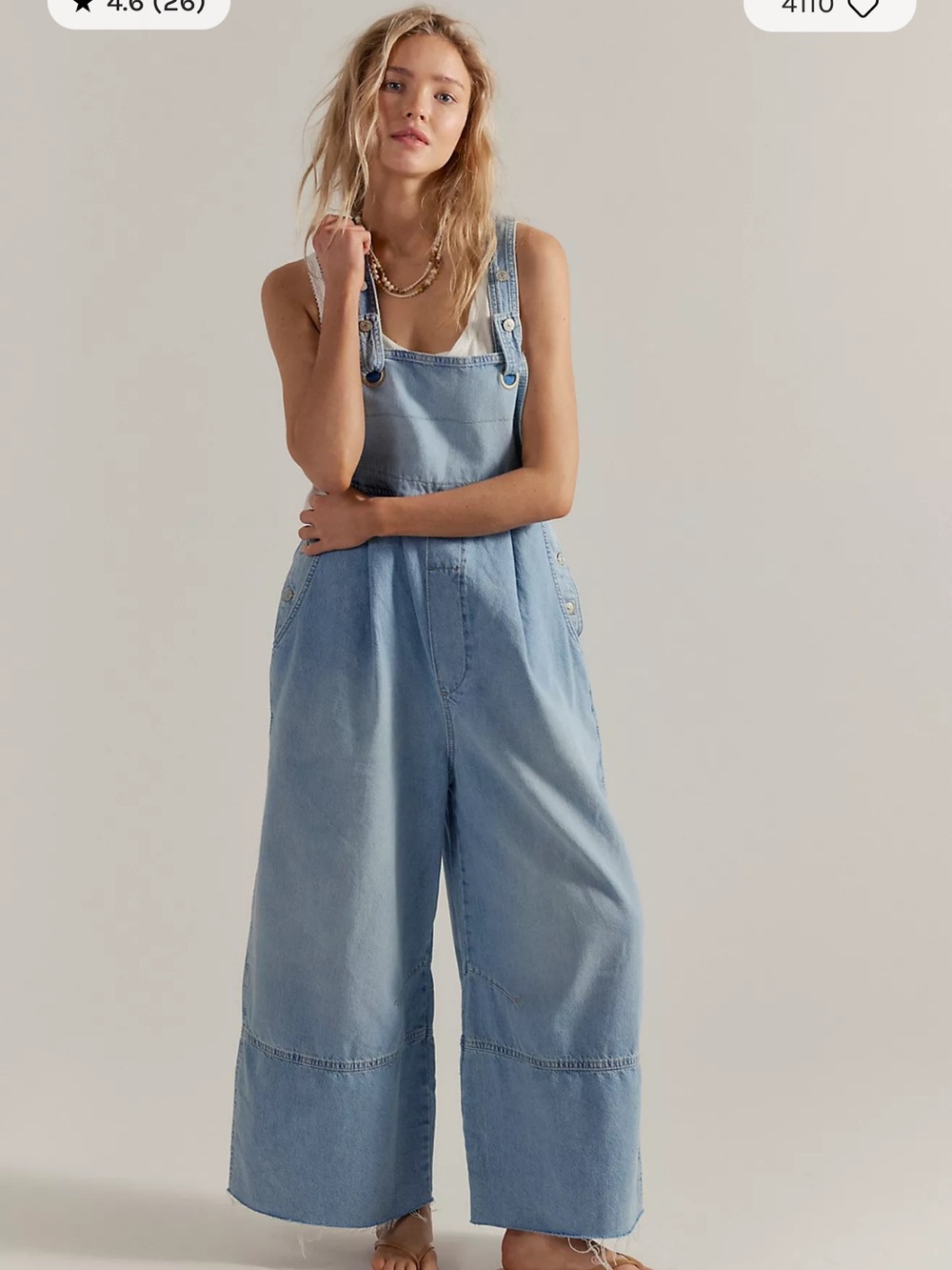 Free people rambler overalls